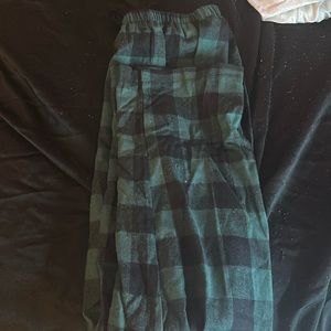 Green and Black PJ Pants
